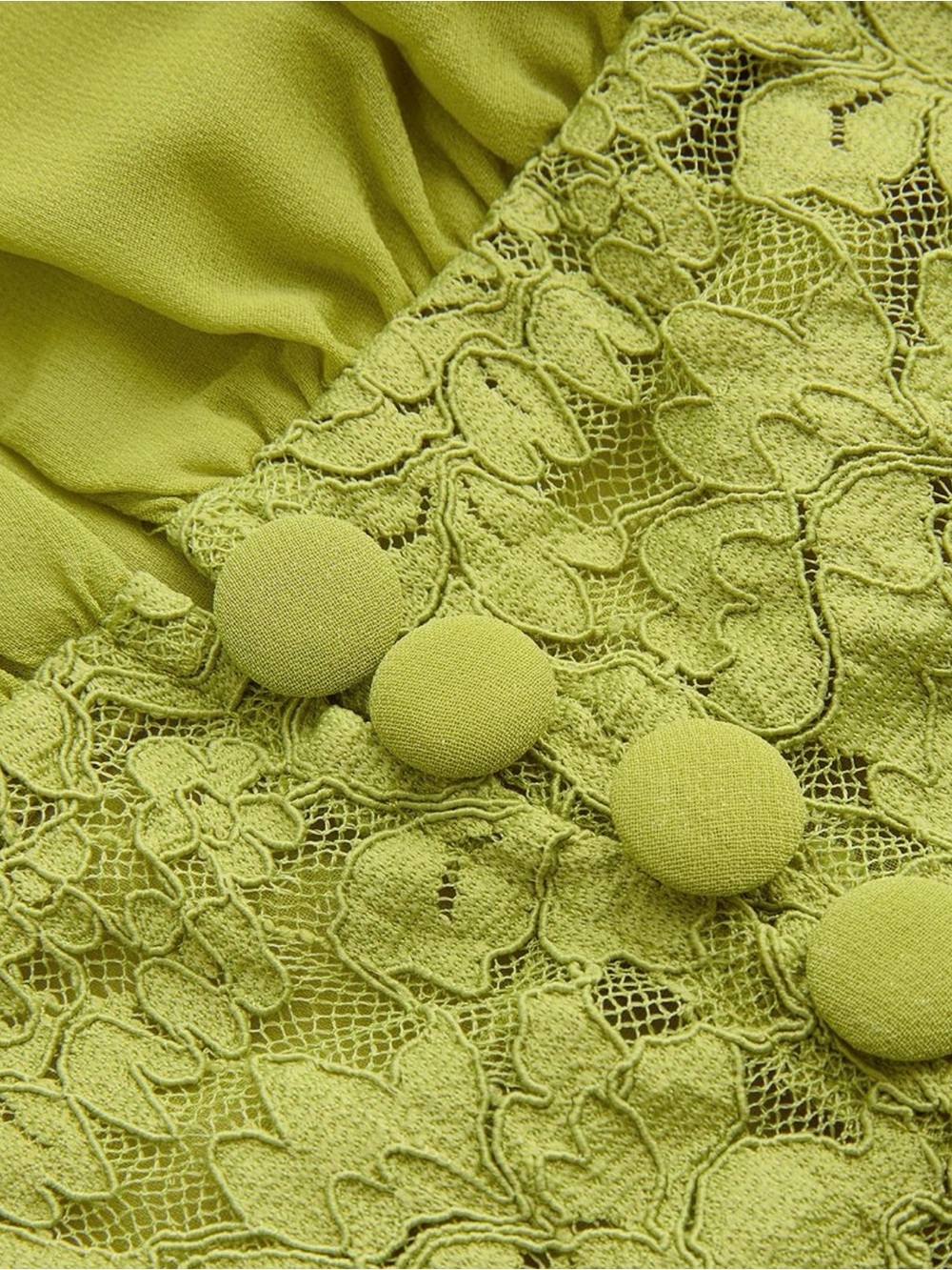 Commense Lace Panel V-Neck Top & Tiered Skirt Set - Picture 6 of 9